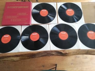 Ludwig van Beethoven 9 Sinfonien 1972 Top Classic Historia H692 & LP Box   Deutsche Pressung  VG+/VG+